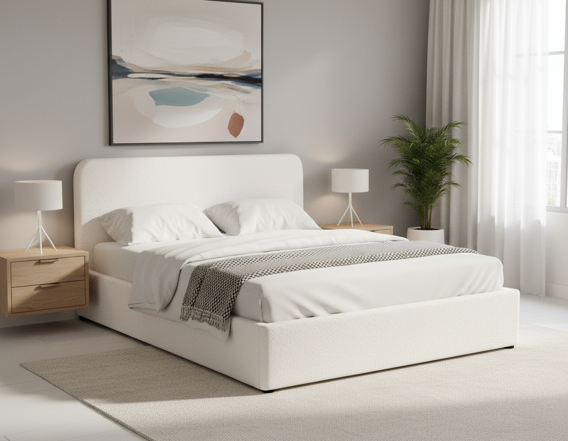 Elvisia Manželská posteľ TEDDY s výklopným roštom | biela 140 x 200 cm