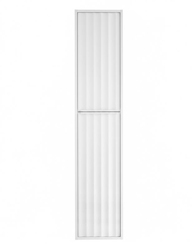 Elvisia Vysoká kúpeľňová skrinka NOA White