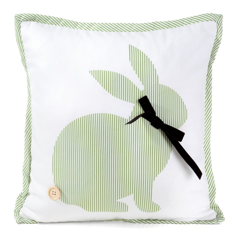 ArtFir Veľkonočná obliečka na vankúš EASTER 137 | biela/zelená 45 x 45 cm