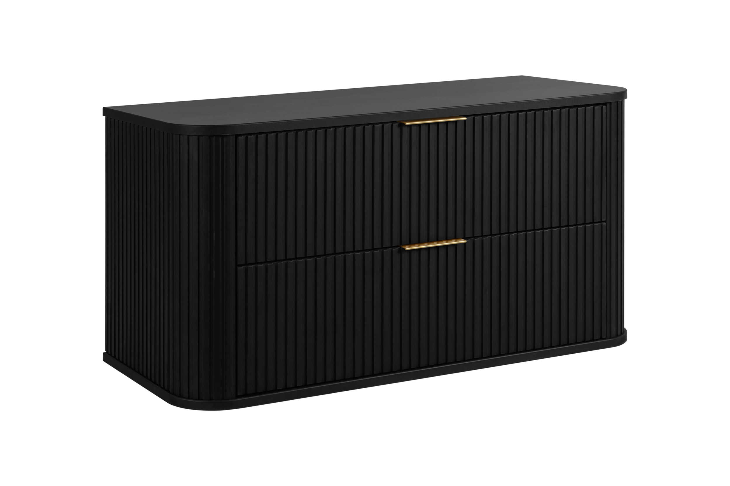 Elvisia Skrinka pod umývadlo ELEGANCE Black | 100 cm