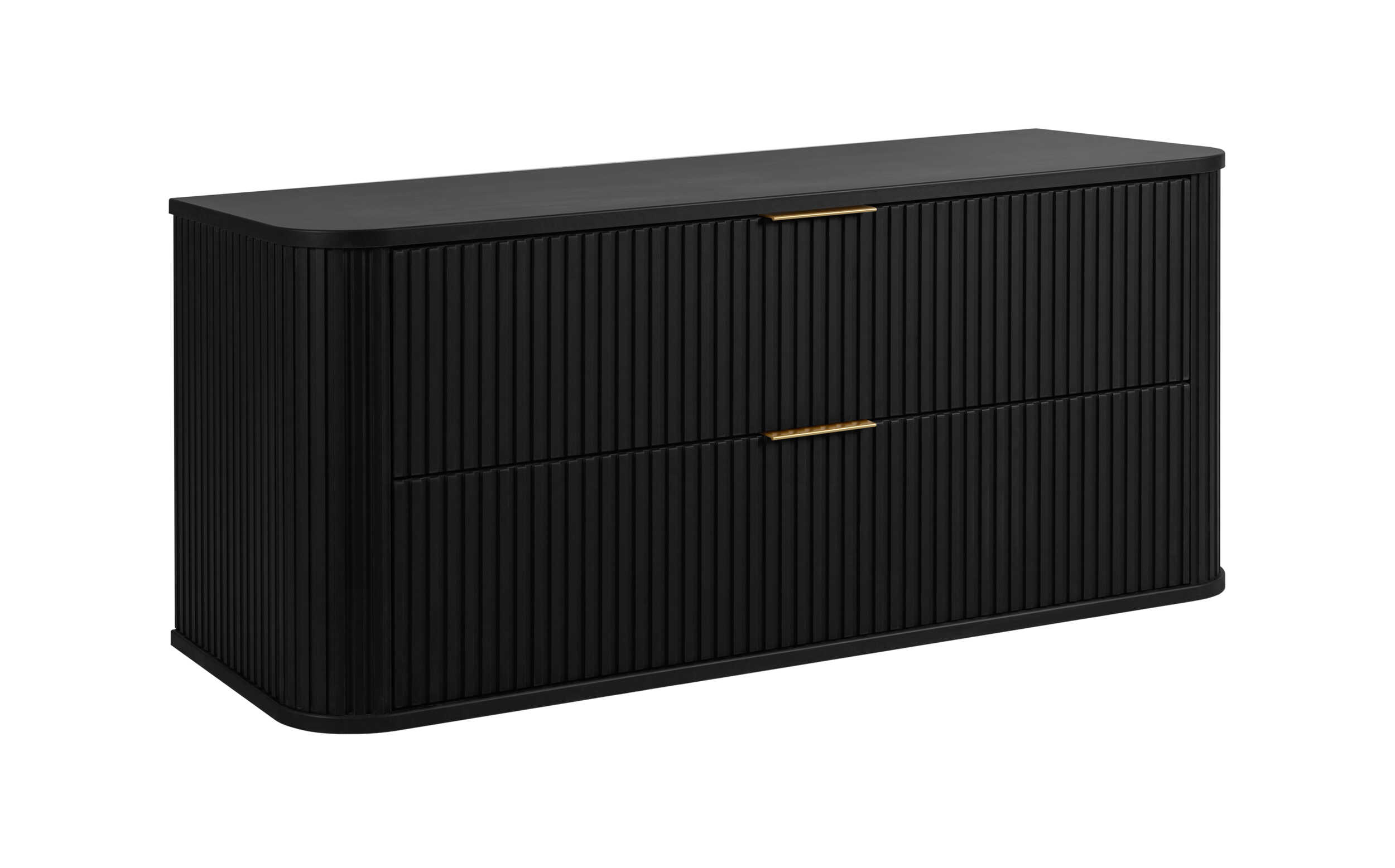 Elvisia Skrinka pod umývadlo ELEGANCE Black | 120 cm