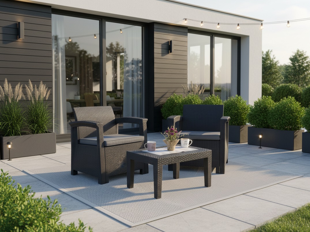 Chomik Záhradný set FLONE | antracit