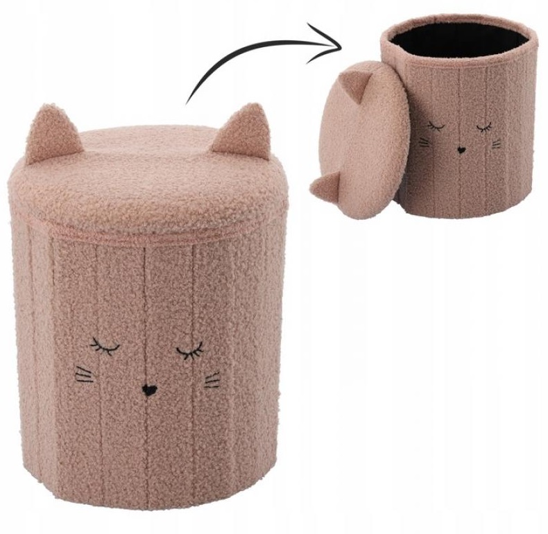 Chomik Detská taburetka HappyPaws | mačička