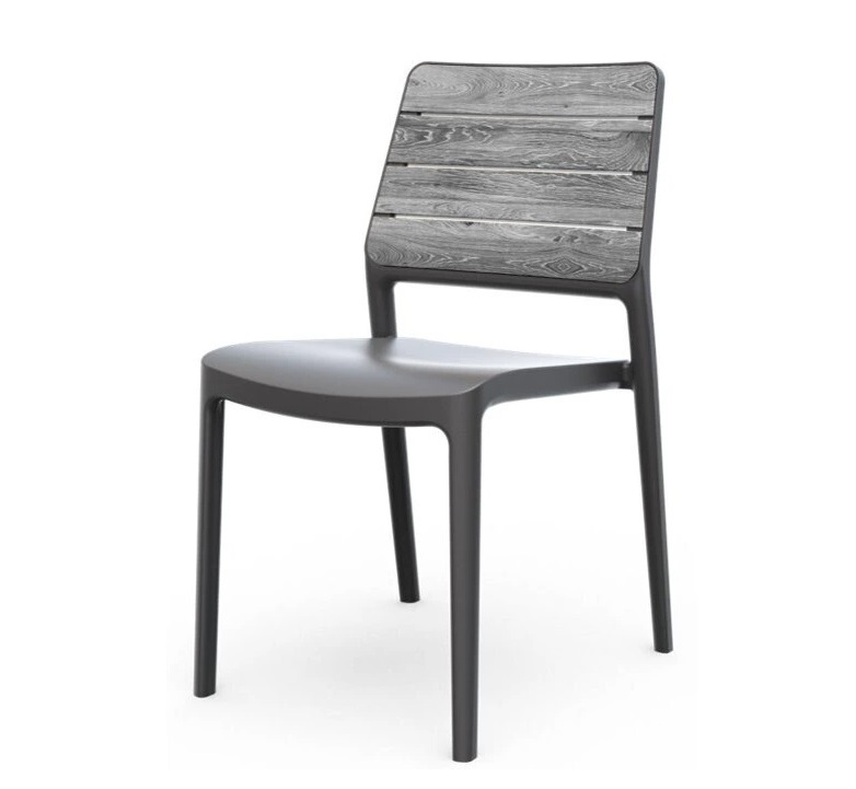 KETER Záhradná stolička DEPORTO | storm grey / grafit