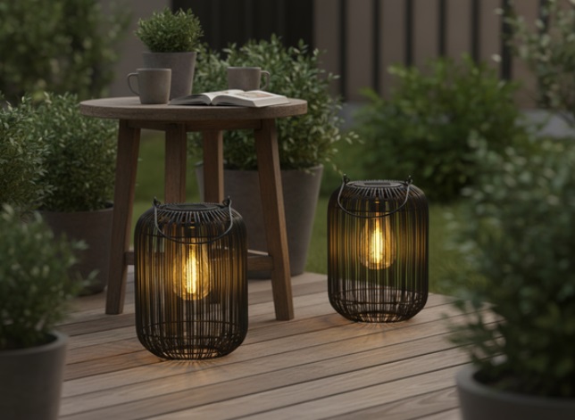 Chomik Solárny lampáš LAP8884 | 24 cm