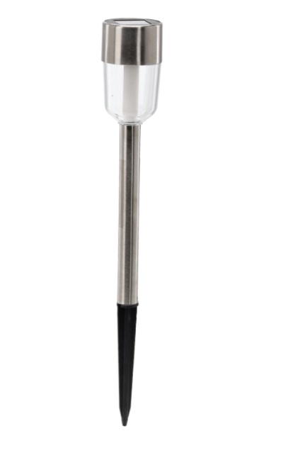 Chomik Záhradná solárna lampa SALMA SOL4306 | strieborná