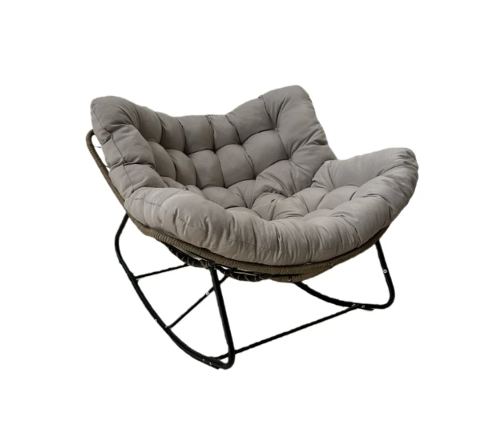 Chomik Hojdacie kreslo SVINGA s poduškou | sivá