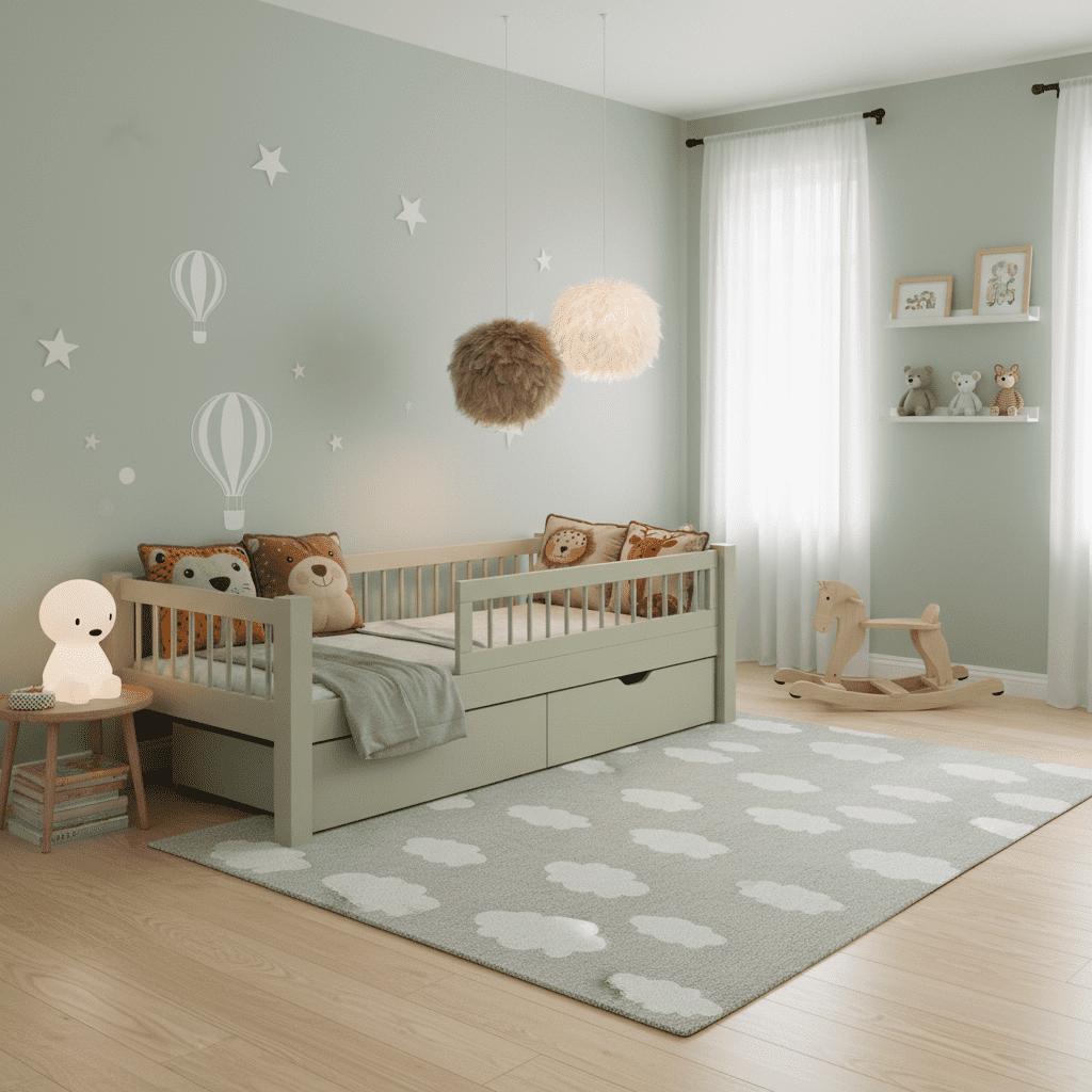 ArtBed Detská posteľ ADEL s úložným priestorom | 80 x 180 cm Farba: Biela
