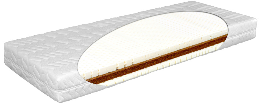 Matratex Matrac Latex extra physio Rozmer: 100 x 200 cm, Tvrdosť: tvrdosť T3