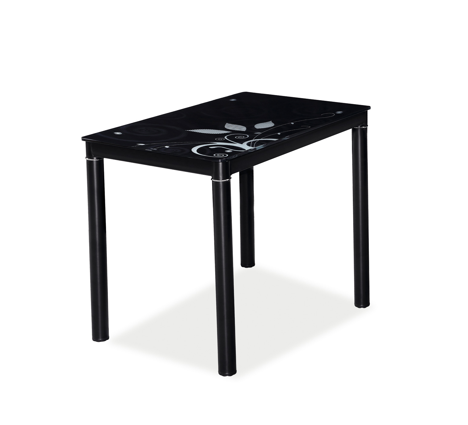 Signal Jedálenský stôl Damar 80x60 Farba: Čierna