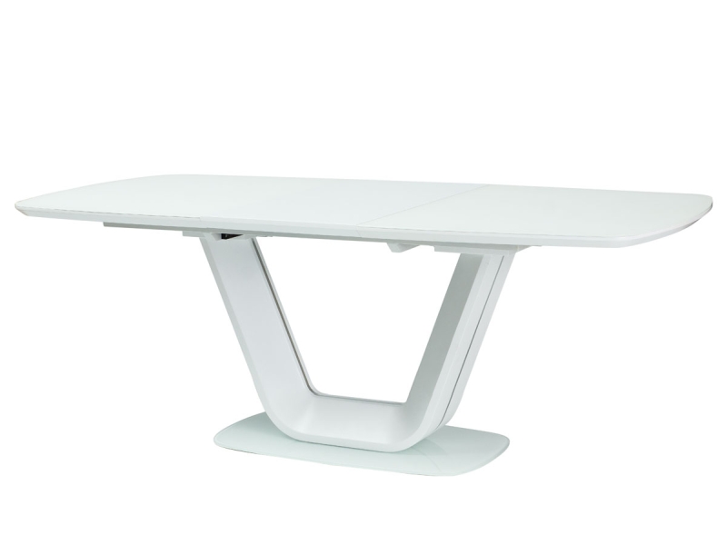 Signal Rozkladací jedálenský stôl ARMANI | 160 Farba: Biela