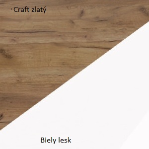 WIP Konferenčný stolík King 08 Farba: Craft zlatý / biely lesk
