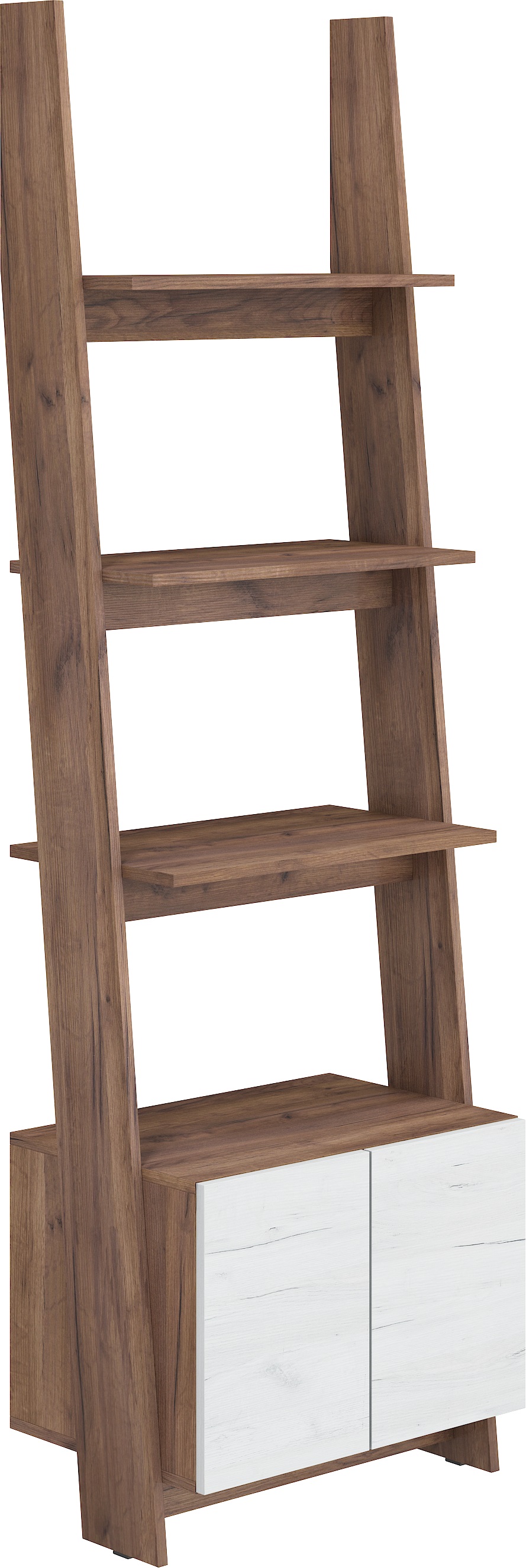 ArtCross Regál RACK 04 |  60-1D Farba: Craft tobaco / craft biely