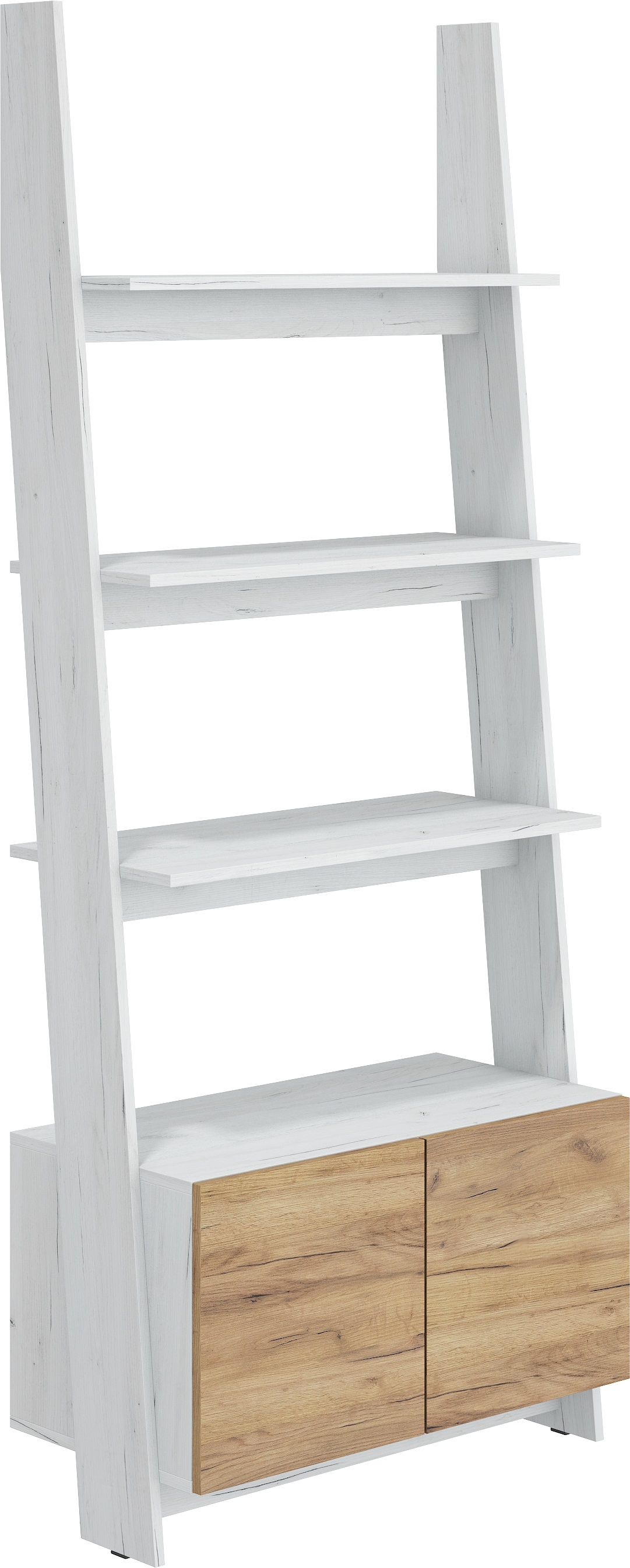 WIP Regál 80-1D Rack 07 Farba: Craft biely / craft zlatý