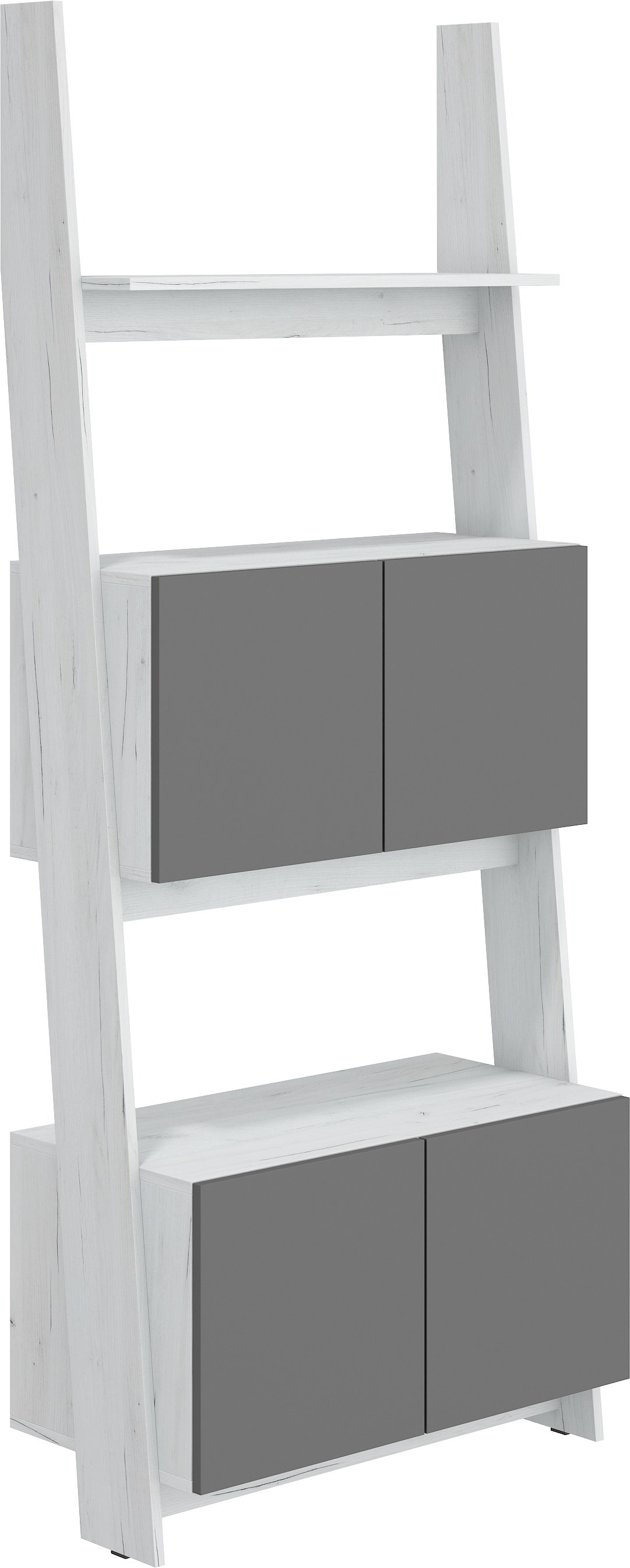 WIP Regál 80-2D Rack 08 Farba: craft biely / grafit