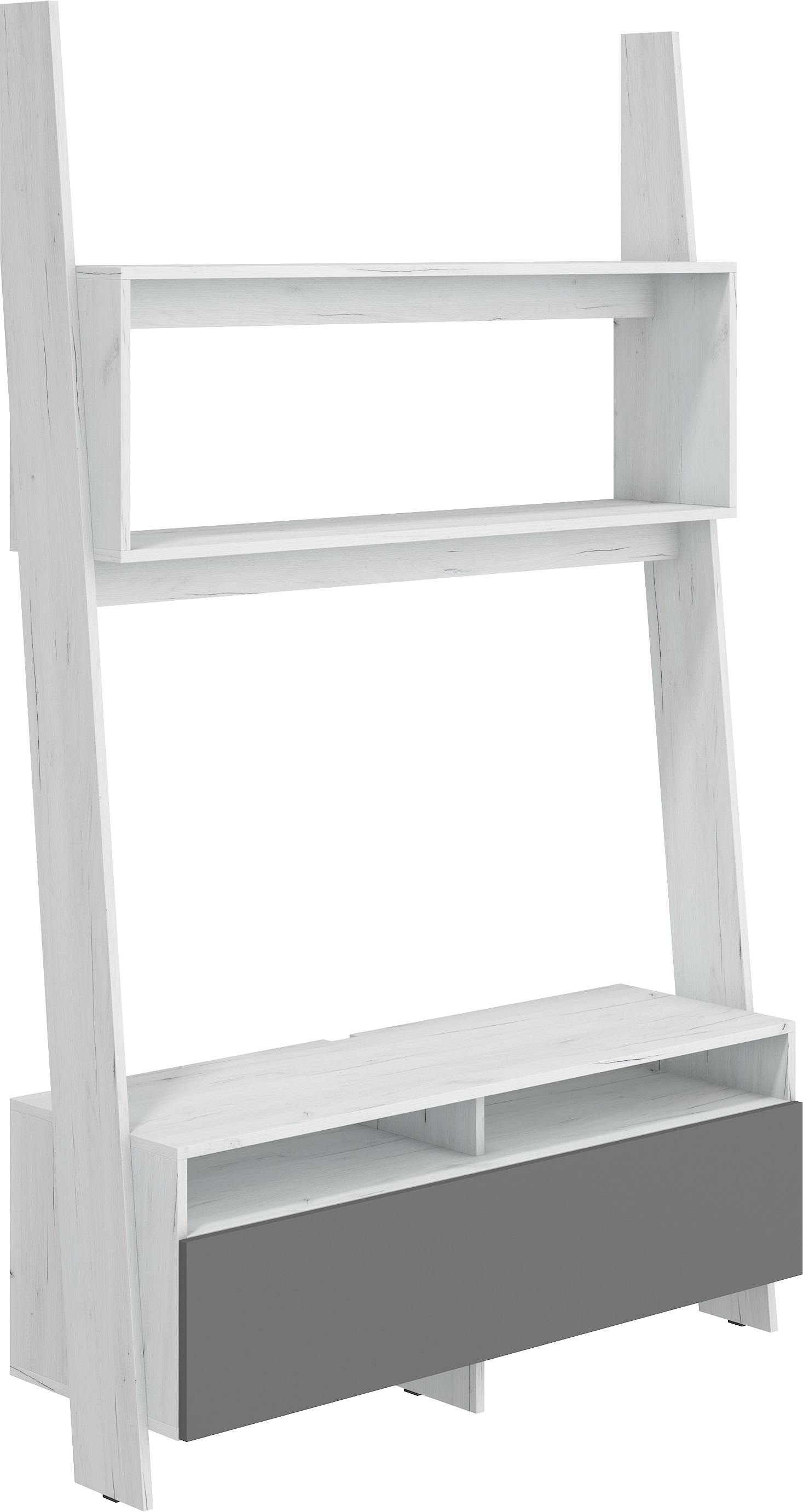 WIP TV stolík Rack 09 Farba: craft biely / grafit