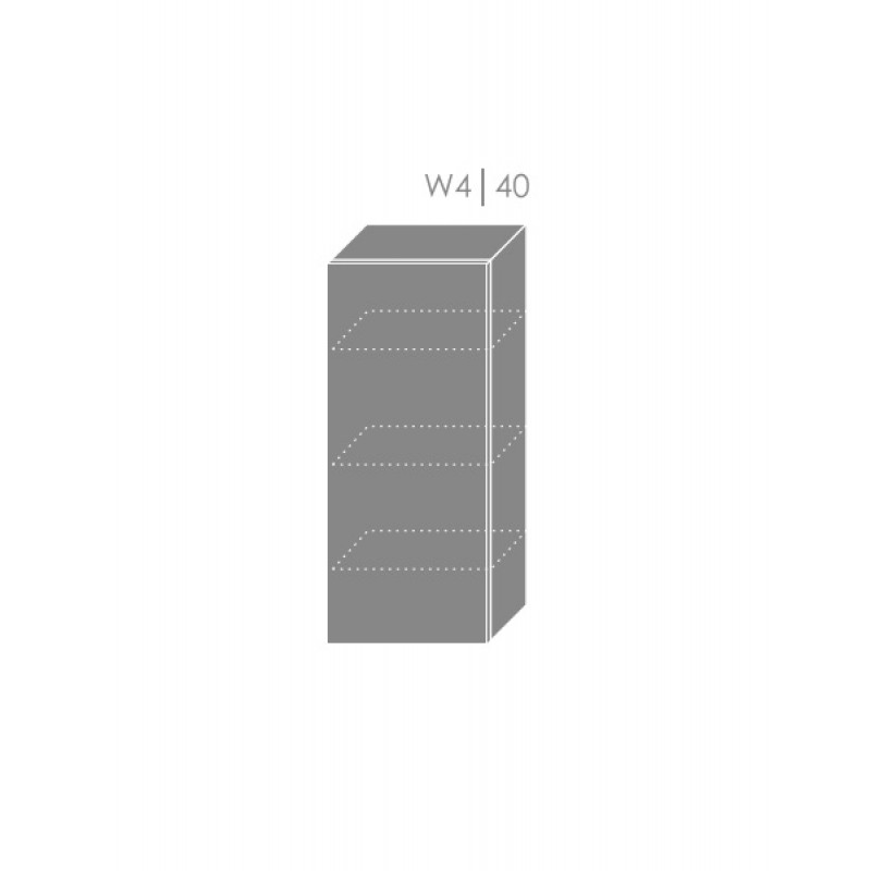 ArtExt Kuchynská linka Brerra - lesk Kuchyňa: Horná skrinka W4/40 / (ŠxVxH) 40 x 96 x 32,5 cm