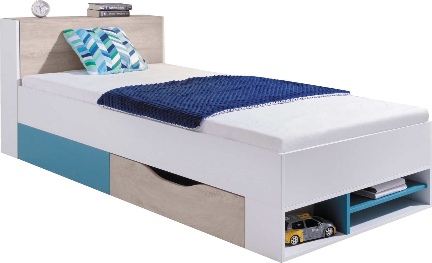 E-shop Meblar Detská posteľ PLANET PL14 Farba: Biela