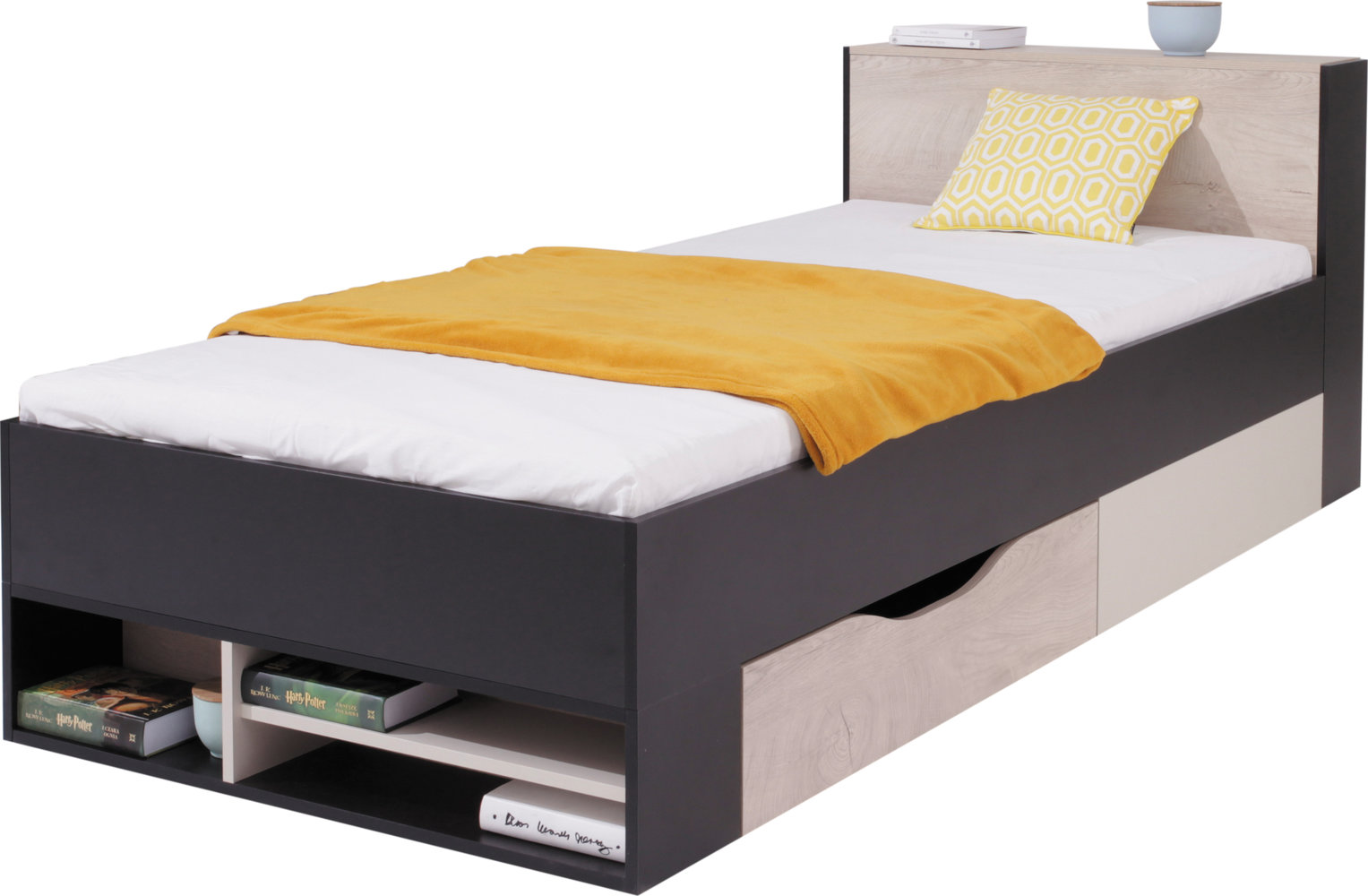 Meblar  Detská posteľ PLANET PL14 Farba: Čierna