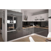 kuchyňa Essen grafit biely lesk korpus biely
