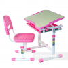 regulowane biurko z krzese kiem piccolino pink 3