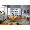 Pevná sklápacia posteľ BED CONCEPT BC-06p | biely lesk 90 x 200 cm