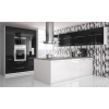 Kuchyňa Platinium White Black grey korpus