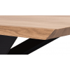 moderný jedálenský stôl CRUZAR skosená hrana
