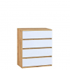 Komoda Archa Ar5 biela/dub wotan
