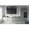 kuchyňa Rimini sivá tmavosivá korpus biely