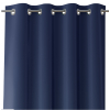 tieniaci zaves oxford eyelets navy 140x250cm kovove kruzky