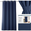 tieniaci zaves oxford eyelets navy 140x250cm