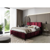stylova manzelska postel mist velvetmat25 cervena