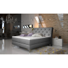 stylova manzelska postel boxspring adel ad04 siva presivane celo