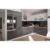 kuchyňa Essen grafit biely lesk korpus biely