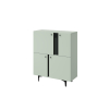 dizajnova komoda coloures cs01 4d v mentolovej farbe
