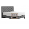 stylova manzelska boxspring postel cortina prierez