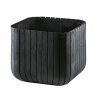 ratanovy kvetinac planter wood look S grafit