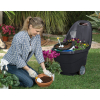 Záhradný vozík CASUAL XL 62 L v záhrade