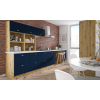 kuchyňa Bonn Marine blue mat korpus dub artisan