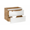 skrinka pod umyvadlo ARUBA 60 cm 80 cm dub votan biely lesk