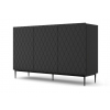 mat diuna komoda 145 3d cierny mat cierne nohy moderna