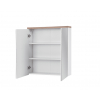 zrkadlova skrinka bali white 840 siroka 60 cm otvorena