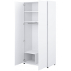 Dvojdverová biela skriňa Lenart BED COCNCEPT BC-20