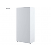 Zatvorená biela satnikova skrina Lenart BED CONCEPT BC-20