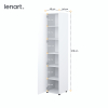 Úzka biela skriňa Lenart BED CONCEPT BC 21 rozmery