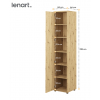 Úzka skriňa dub artisan Lenart BED CONCEPT BC 21 rozmery