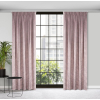 Hotová záclona RIVA na páske | ružová 140 x 270 cm