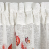 Záclona STELLA P | biela s tulipánmi 150 x 30 cm