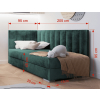 čalúnená jednolôžková posteľ COIMBRA III rozmery